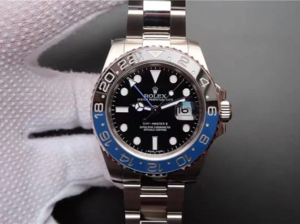 Rolex GMT-Master II 116710 BLNR Black/Blue Ceramic Noob A3186